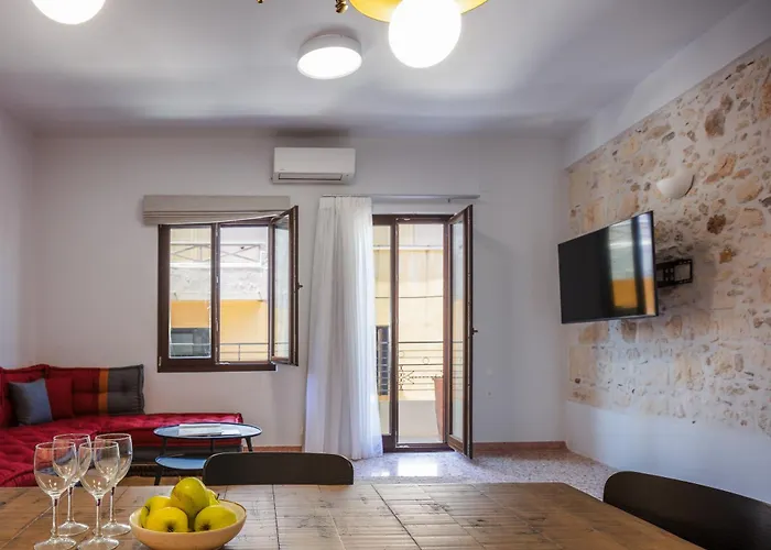 Chryssi 02, Comfort & Style, Centrally In Rethymno, Close To The Apartamento Rétino